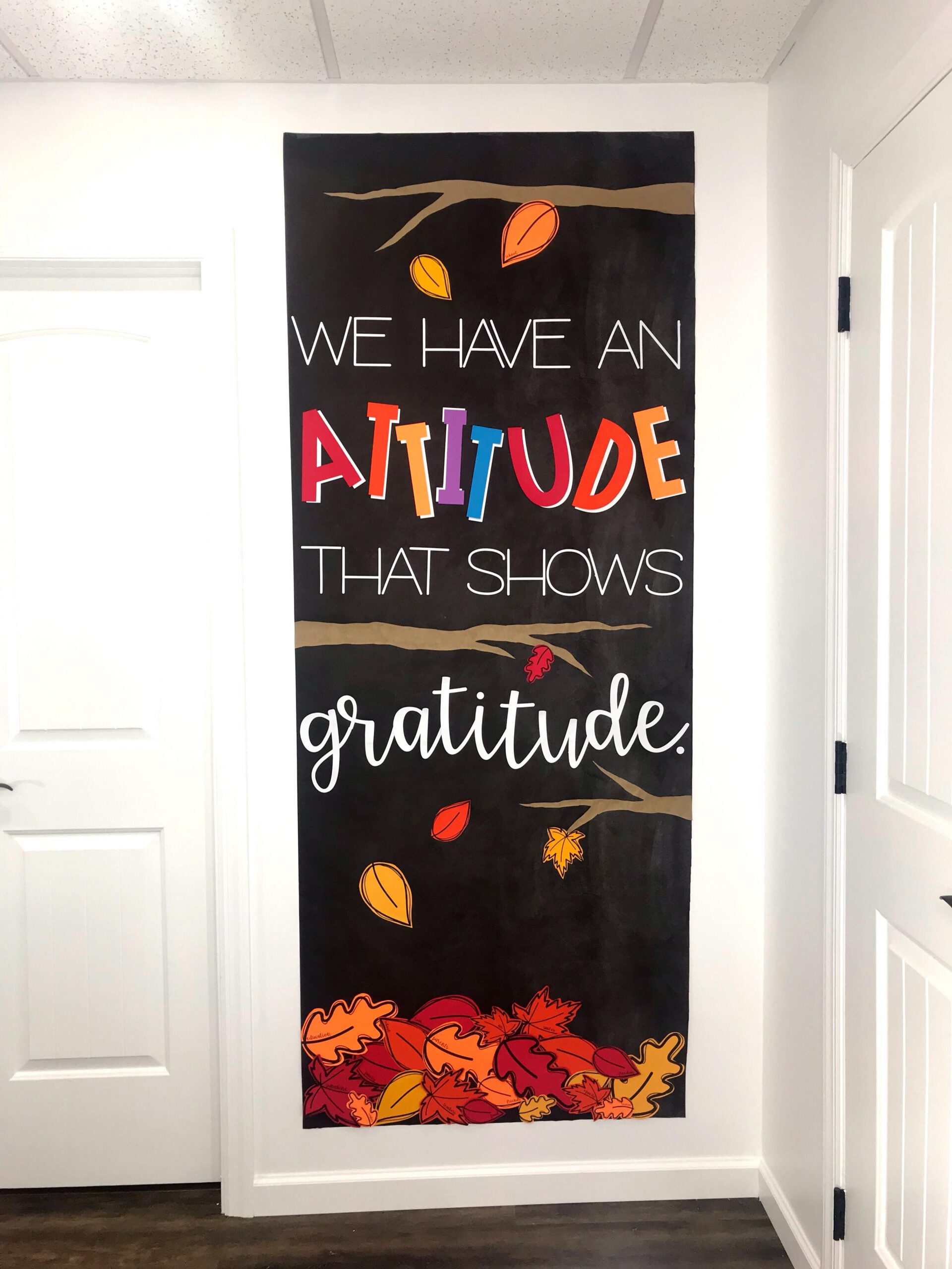 Gratitude wall