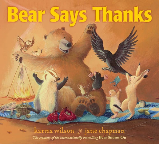 bear says thanks