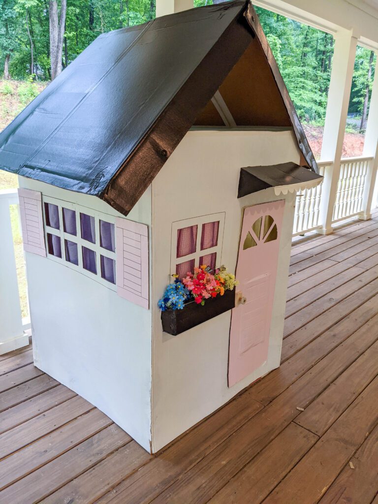 Indoor cardboard playhouse hotsell