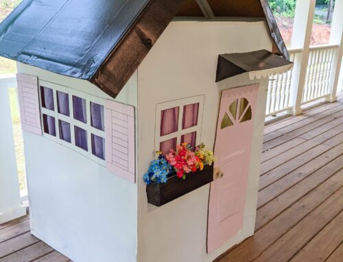 The Joy of a Cardboard Box Play House