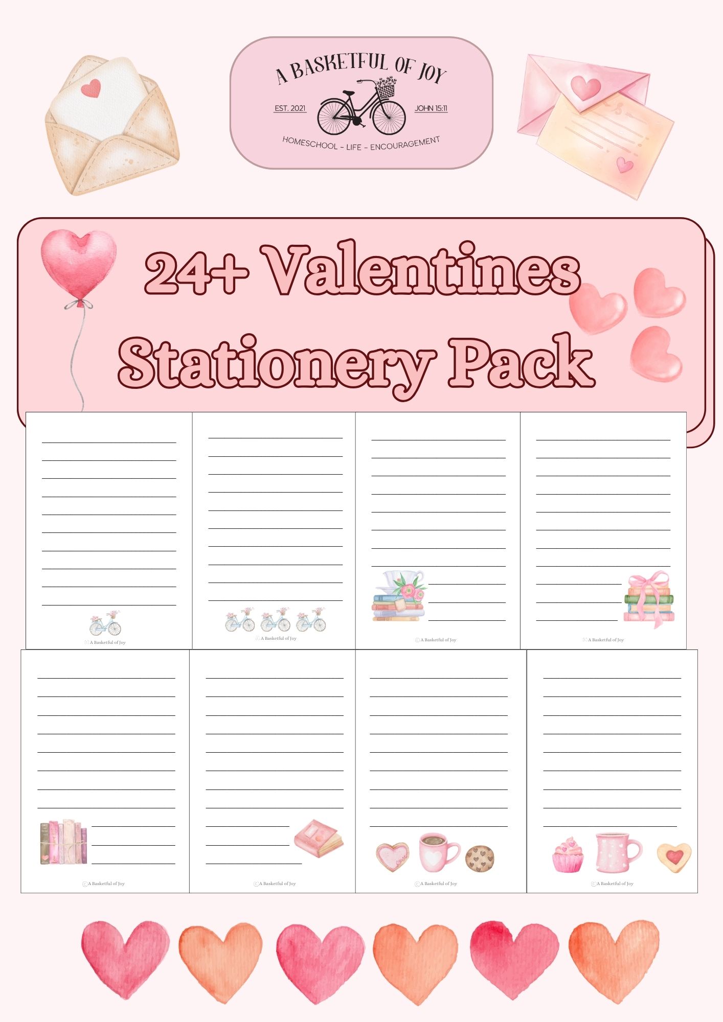 Stationery Package Valentines 