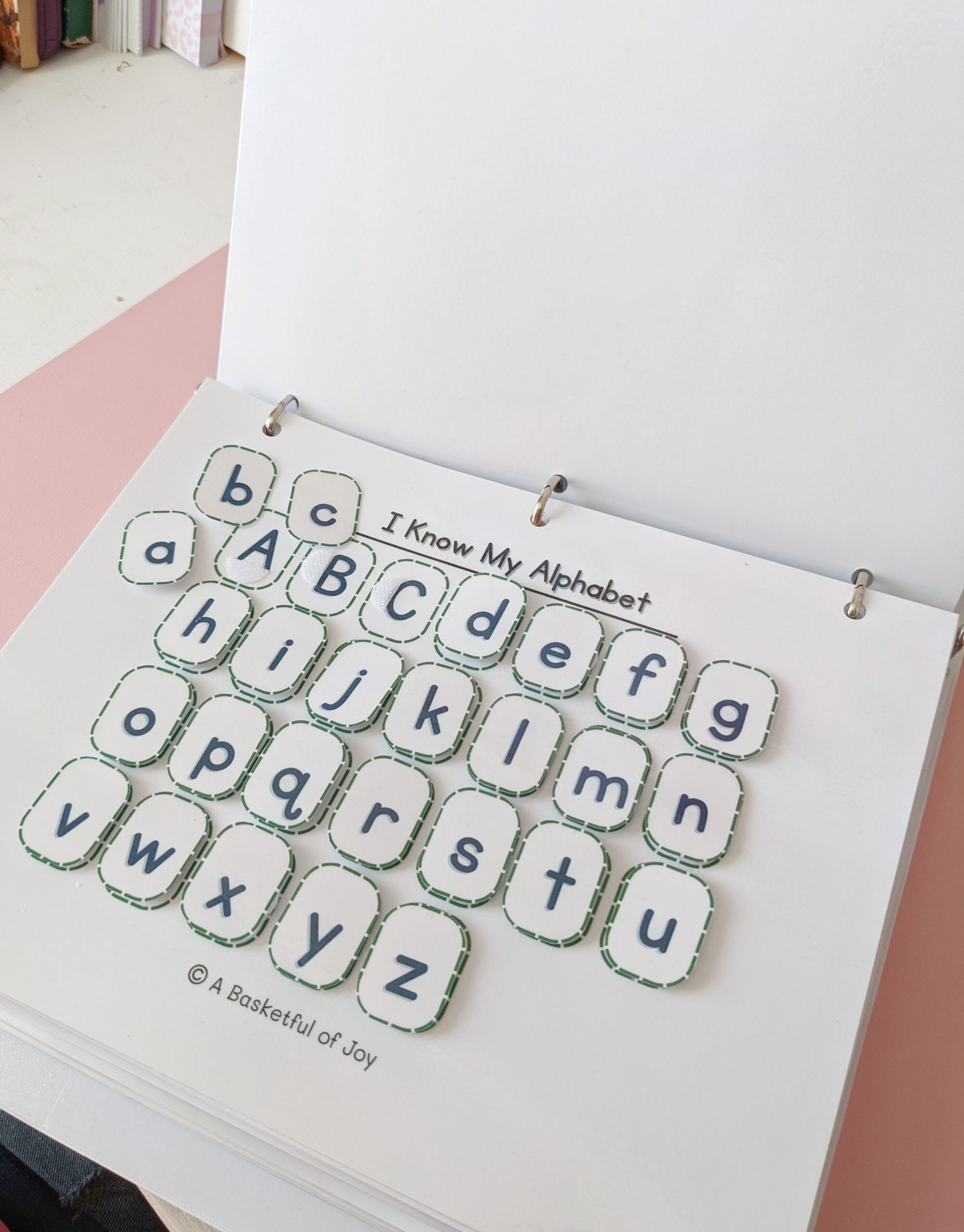 Child's Toddler Preschool Activity Binder