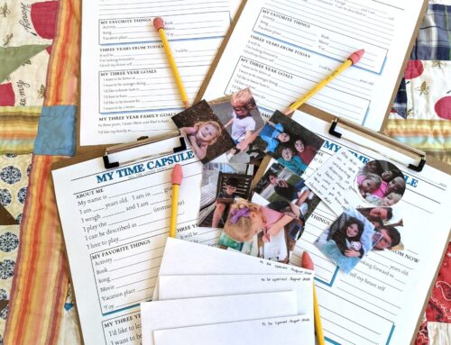 Creating a Simple Time Capsule with Kids – FREE Download