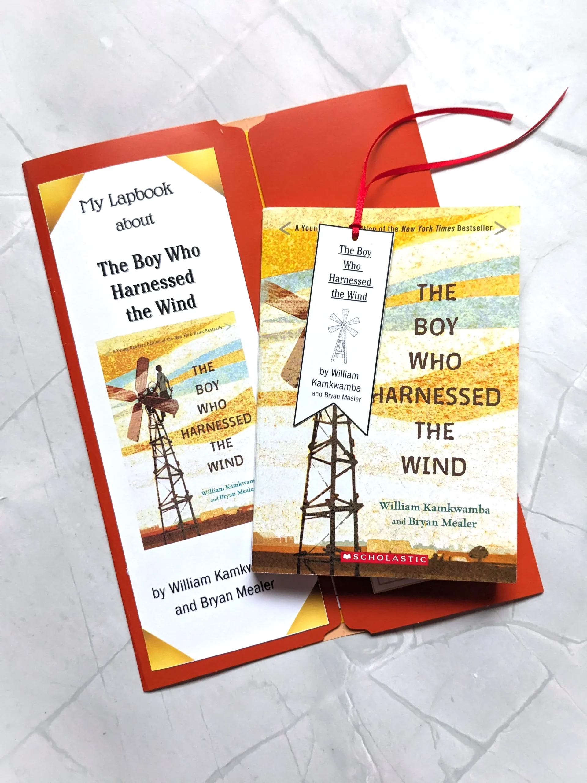 The Boy Who Harnessed the Wind lapbook cover