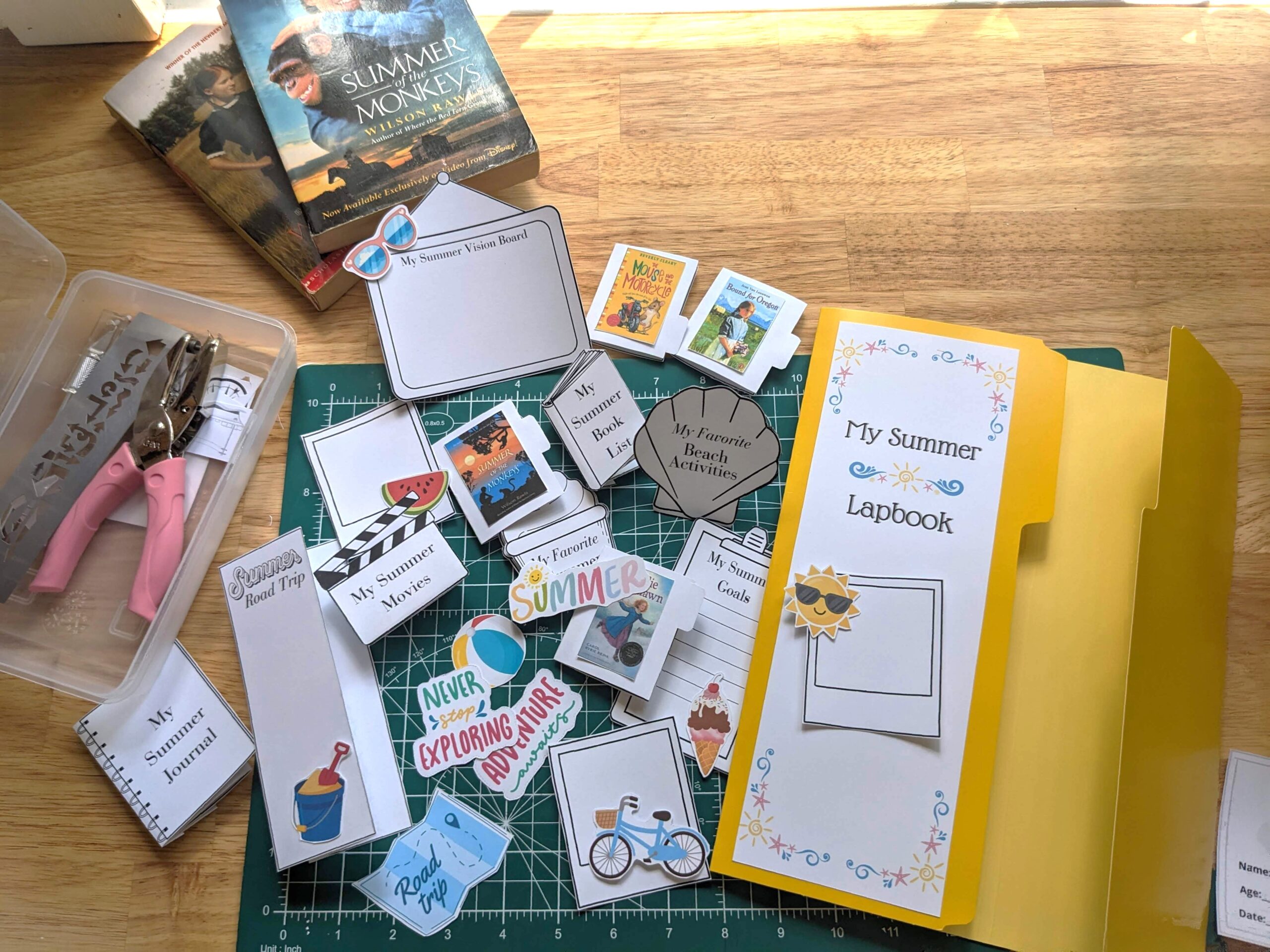 summer lapbooks